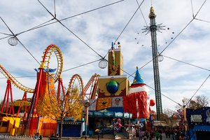 Schleudermaschinen auf dem Wurstelprater