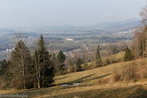 Blick von Rämel zum Zürichsee