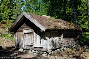Heuschober und Lagerhaus aus Lappland, 19. Jahrhundert