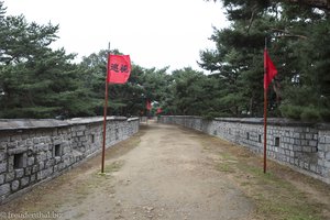 Festung Hwaseong in Suwon - bequemer Weg