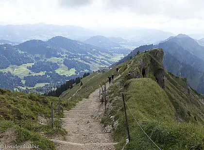 Aufstieg von Süden auf den Hochgrat