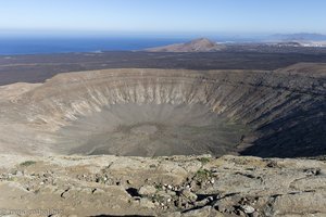 Der gewaltige Krater der Caldera Blanca