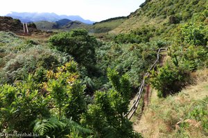 Wanderweg um die Schwefenquellen von Enxofre