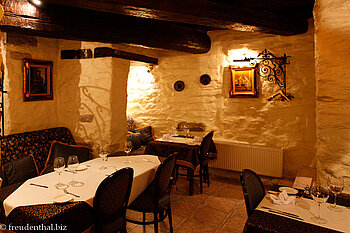 Gewölbekeller im Olevi-Restaurant Tallinn