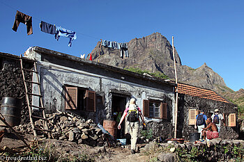 Dorf in den Bergen