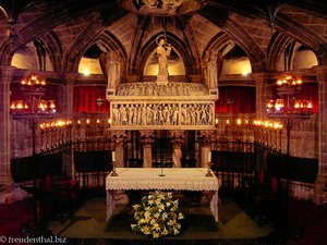 Krypta der Kathedrale von Barcelona