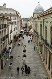Blick von der Stadtmauer Lugo