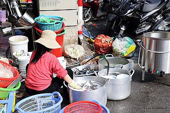 Markt in Hanoi