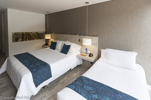 unser Zimmer im Hotel BH Bicentenario von Bogota