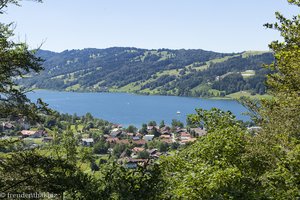 Aussicht auf den Großen Alpsee von der Ruine Rothenfels