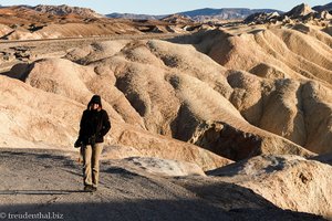 Annette beim Zabriskie Point