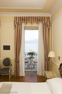 Zimmer mit Blick auf den Lago Maggiore - Hotel Cannero