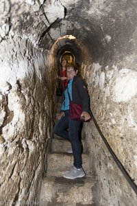 Geheimgang oder auch Bekanntgang im Schloss Bran