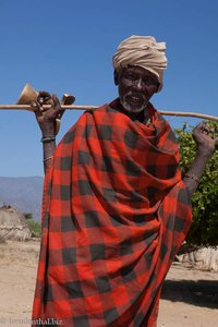 Arbore-Mann in Äthiopien