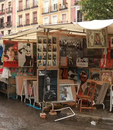 Auf dem Flohmarkt El Rastro