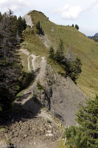 Aufstieg auf den Flügenspitz