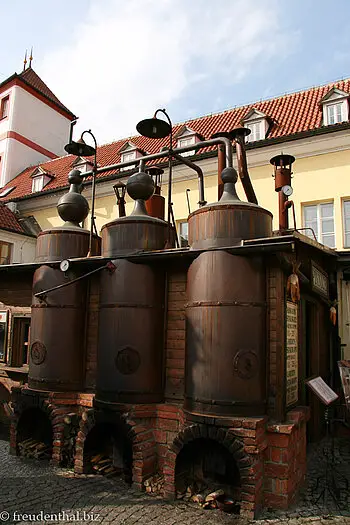 alte Destillerie in der Nähe des Vojan-Parks