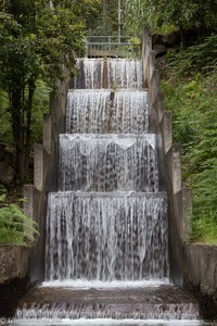 Wasserfall an der Fajã do Rodrigues