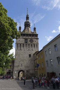 Der Stundturm in der Altstadt von Schäßburg