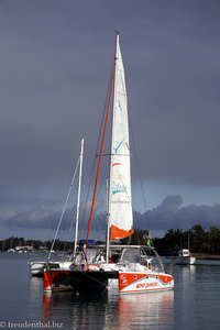 Katamaran Wind Dancer in der Grand Baie