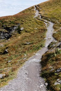 Weg zwischen Baschalvasee und Gaffia