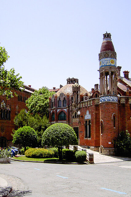 Innenhof Krankenhaus