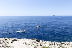 über den Klippen bei der Blauen Grotte von Malta