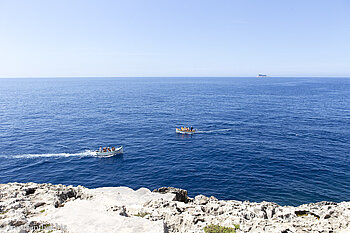 über den Klippen bei der Blauen Grotte von Malta
