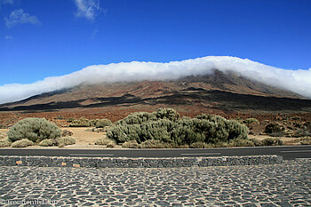 Pico Viejo in Wolken eingehüllt
