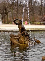 aber wenige Brunnen sind auch im Winter in Betrieb