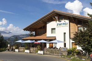 Das Gasthaus Zwirgi lädt zu einem Abschlusshock ein.