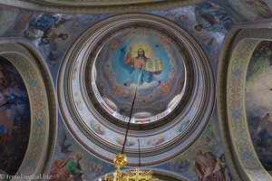 Kuppel in der Georgskirche beim Kloster Manastirea Capriana in Moldawien