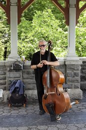 Musiker beim Belvedere Castle im Central Park