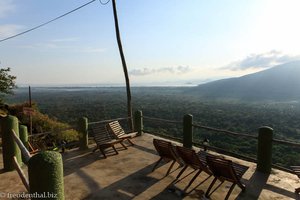 Ein ganz toller Ausblick hat man von der Paradise Lodge in Arba Minch.