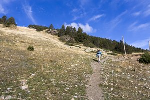 Aufstieg zum Circuit de Pessons