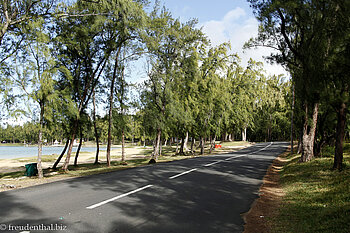 Küstenstraße im Nordosten von Mauritius
