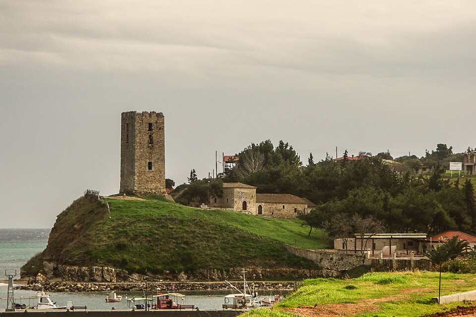 Bergfried von Nea Fokea auf Kassandra