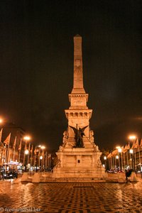 Statue (Säule) des Königs Dom Pedro IV auf dem Rossio