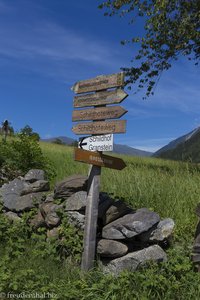 Auf dem Schildhöfeweg im Passeiertal