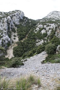 Schuttkegel am Puig des Tossals Verds