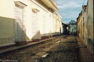 Holprige Gassen in Trinidad