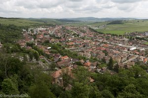 Aussicht auf Rupea von der Repser Burg