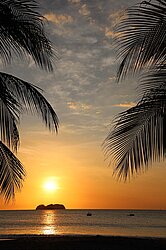 Sonnenuntergang an der Playa Hermosa