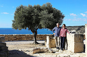 Touristen in Kourion