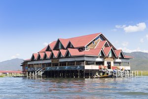 das Golden Kite Restaurant auf dem Inle-See