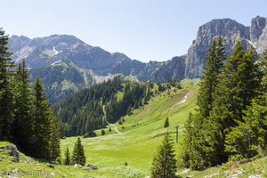 Aussicht vom Breitenberg Richtung Tirol