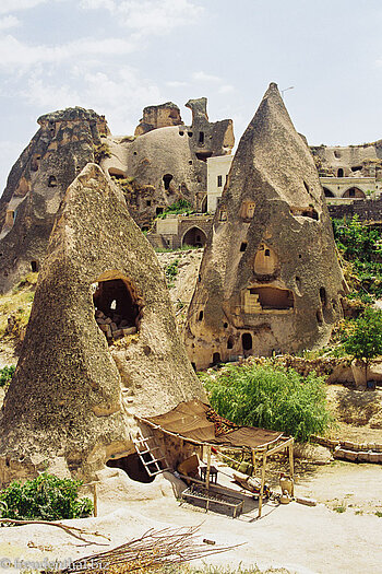 Wohnkegel in Uchisar, Kappadokien 