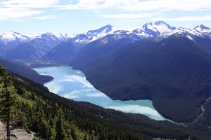 Blick vom Whistler auf den Cheakamus Lake