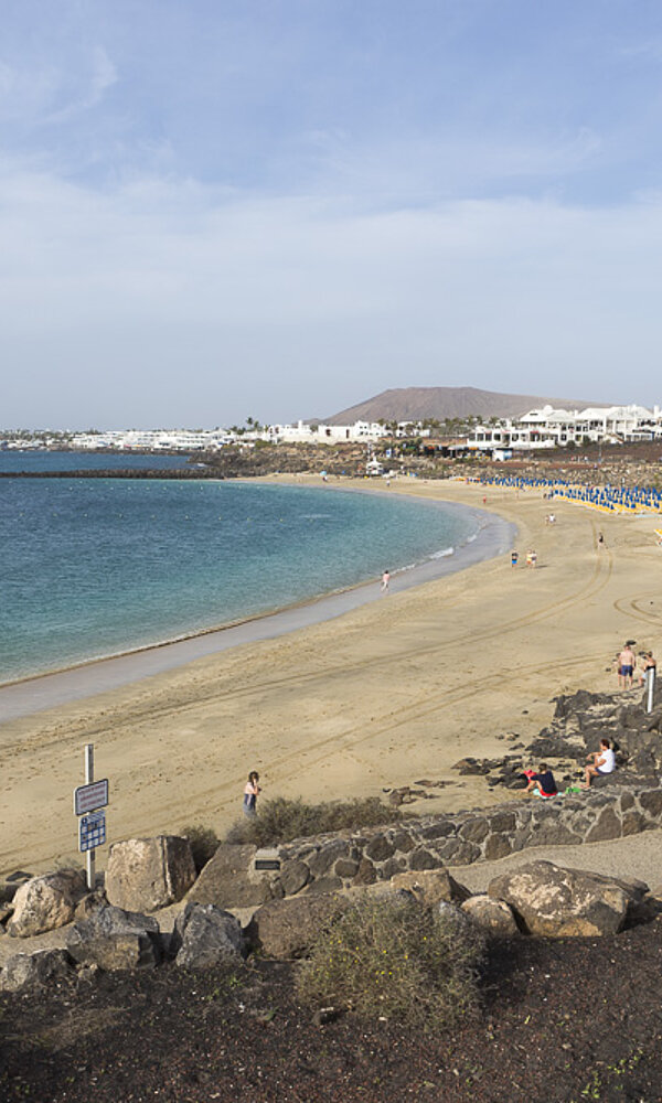 Aussicht nach Playa Blanca