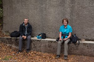Pause am Ende von zwei schönen Touren